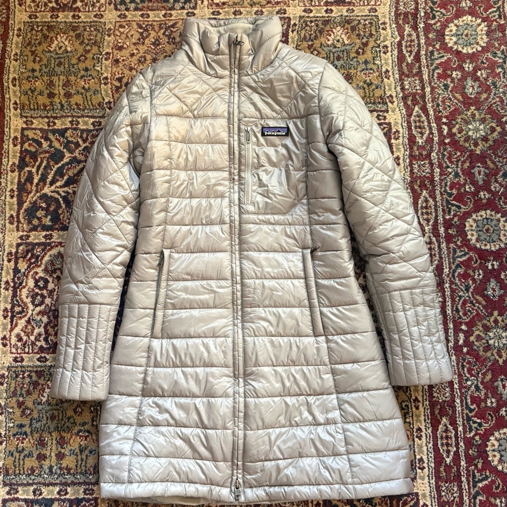 Patagonia Radalie Insulated Parka Jacket Women’s XS Drifter Grey